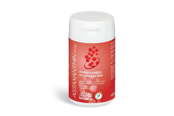 BIOSANA Astaxanthin Kapseln 4mg Dose 70 Stück BIOSANA Astaxanthin Kapseln 4mg Dose 70 Stück