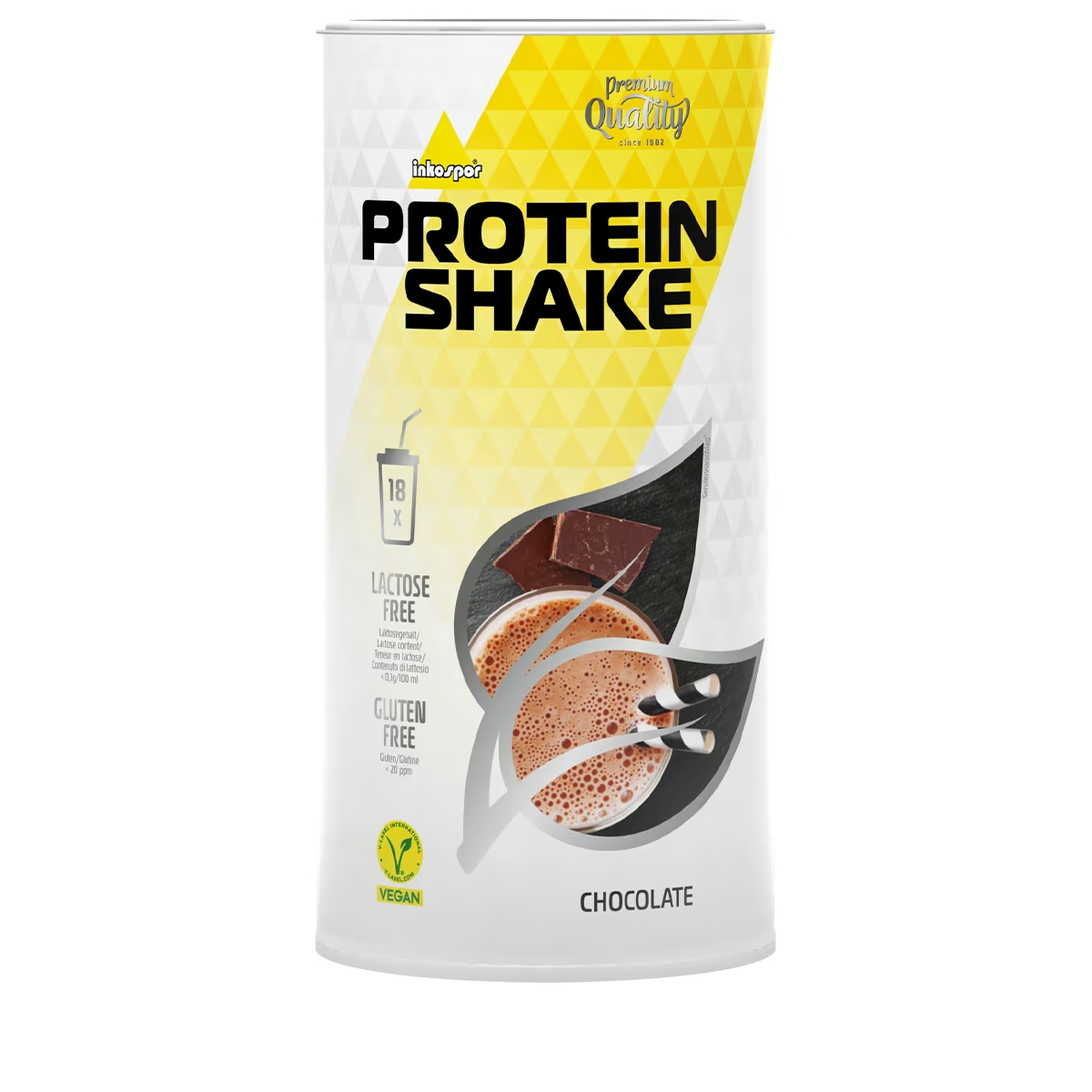INKOSPOR Protein Shake laktosefrei vegan Schoko 450g