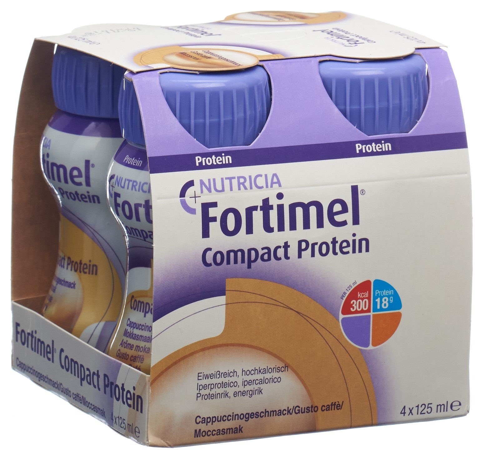 Fortimel Compact Protein Cappuccino 4 x 125ml Fortimel Compact Protein Cappuccino 4 x 125ml