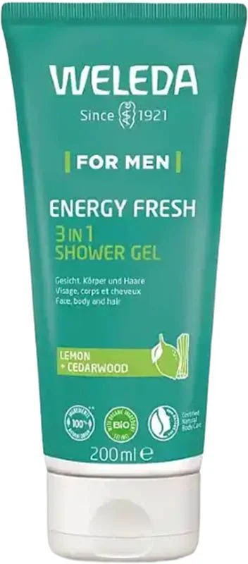 WELEDA For Men Energy Fresh Shower Gel 3in1 200ml