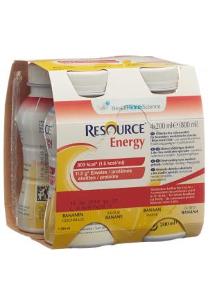 Resource Energy Banane 4 x 200ml Resource Energy Banane 4 x 200ml