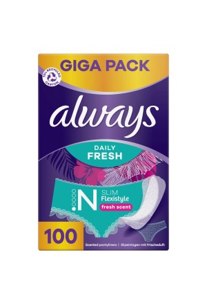 ALWAYS Slipeinlage Flexi Slim Frisch GigaP 100 Stück