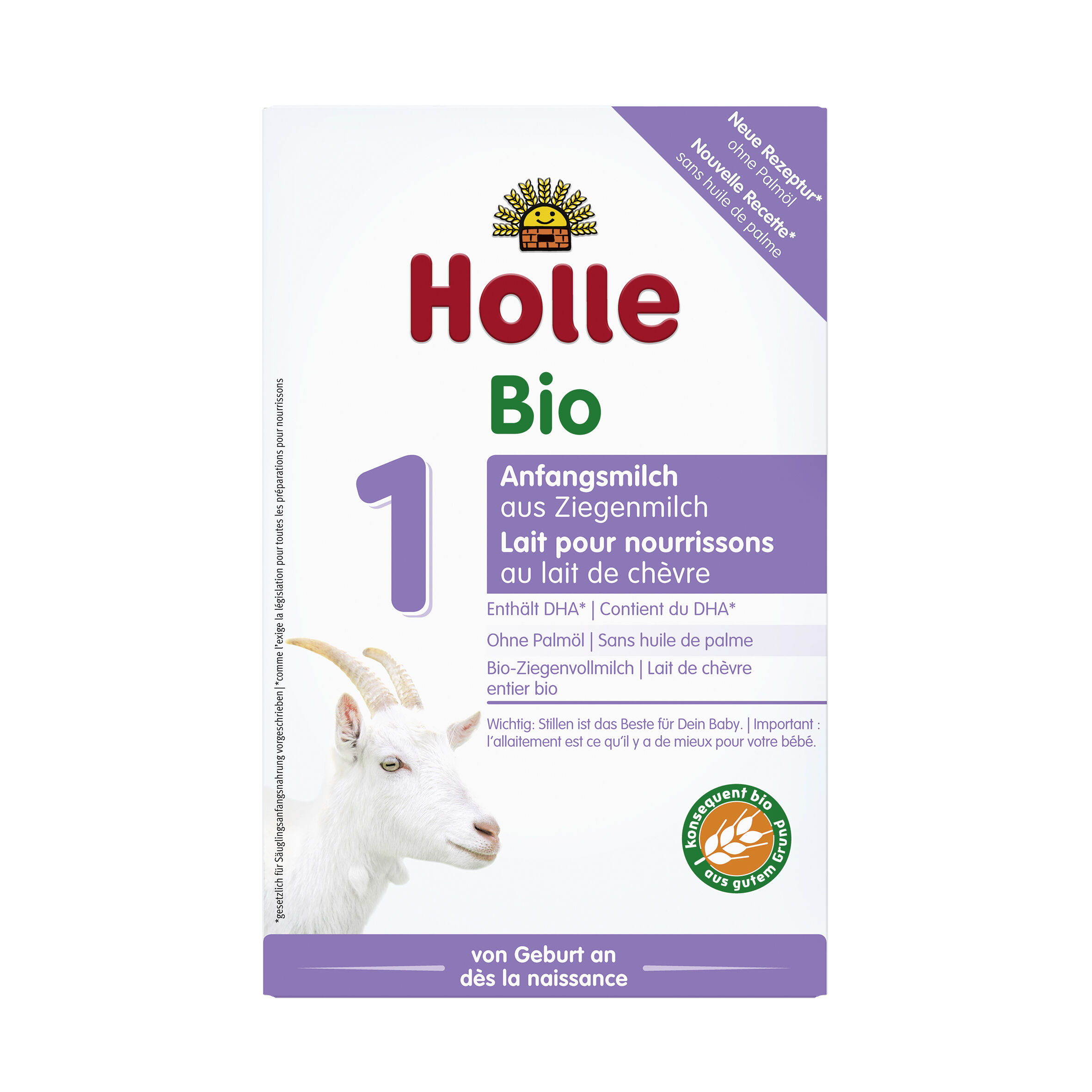 HOLLE Bio-Anfangsmilch 1 aus Ziegenmilch 400g HOLLE Bio-Anfangsmilch 1 aus Ziegenmilch 400g