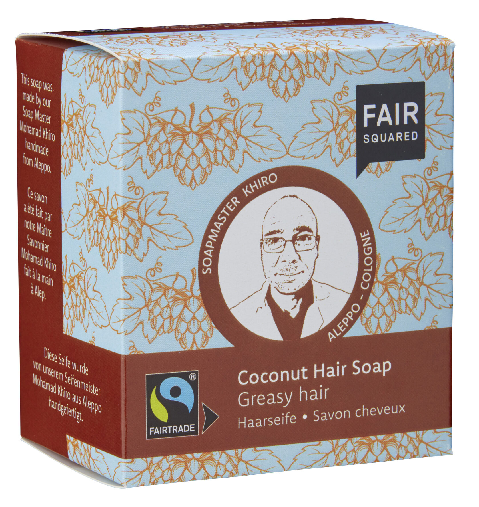 FAIR SQUARED Hair Soap Coco Greasy Hair 2 x 80g