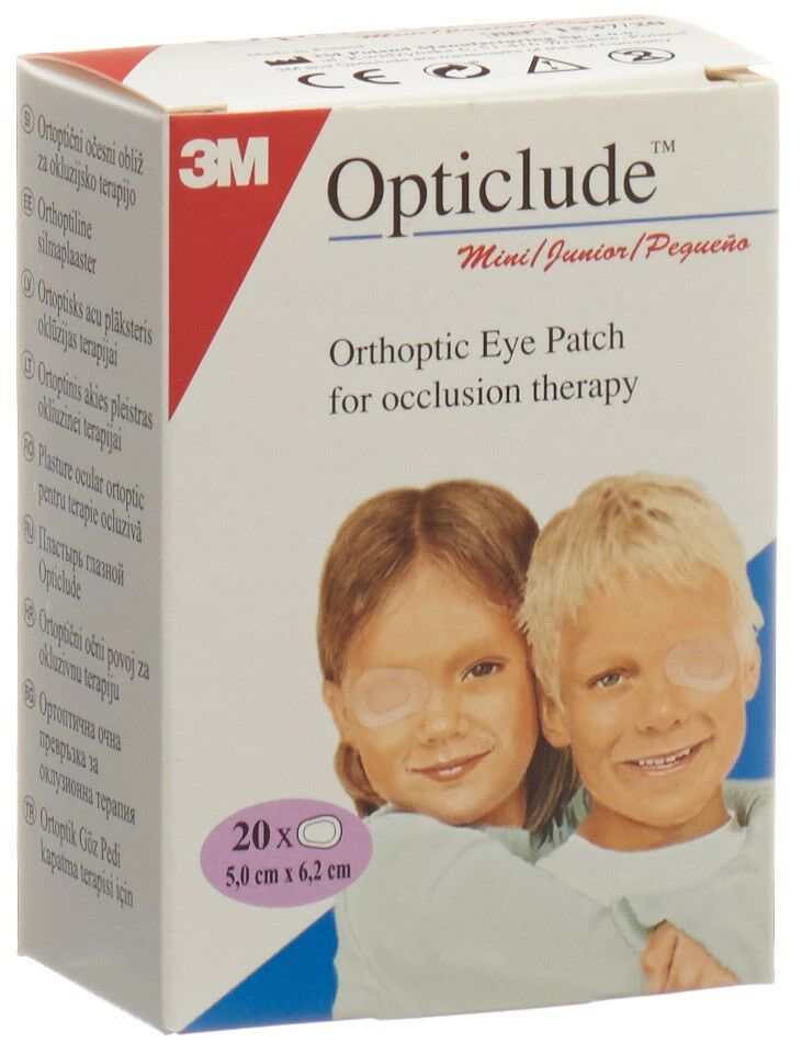 3M OPTICLUDE MINI Augenverb 6x5cm 20 Stück 3M OPTICLUDE MINI Augenverb 6x5cm 20 Stück