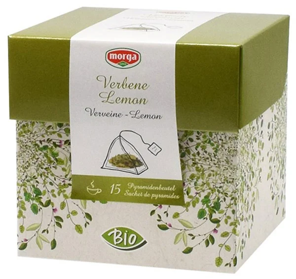 Morga Verveine Lemon Kräutertee Pyramidenbeutel Bio 15 Stück