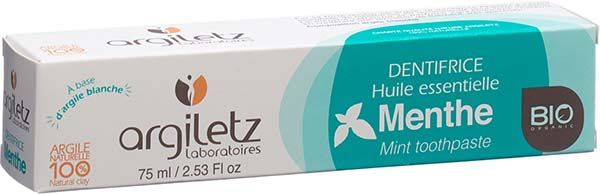 ARGILETZ Zahnpasta Minze Bio Tb 75ml ARGILETZ Zahnpasta Minze Bio Tb 75ml