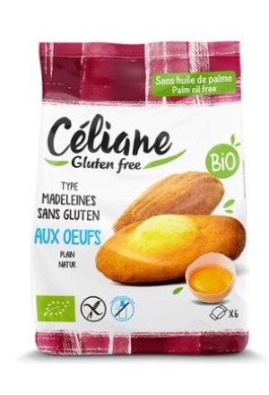 CELIANE Ei Madeleines glutenfrei Bio 180g CELIANE Ei Madeleines glutenfrei Bio 180g