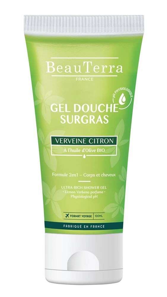 BeauTerra reichhaltiges Duschgel Zitr Verb 100ml BeauTerra reichhaltiges Duschgel Zitr Verb 100ml