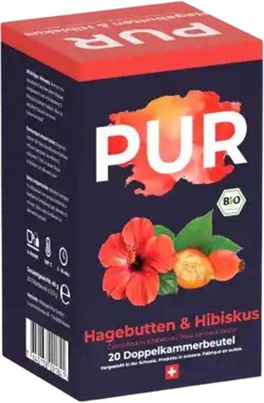 PUR Hagenbutten-Hibiskus Tee Btl 20 Stück PUR Hagenbutten-Hibiskus Tee Btl 20 Stück