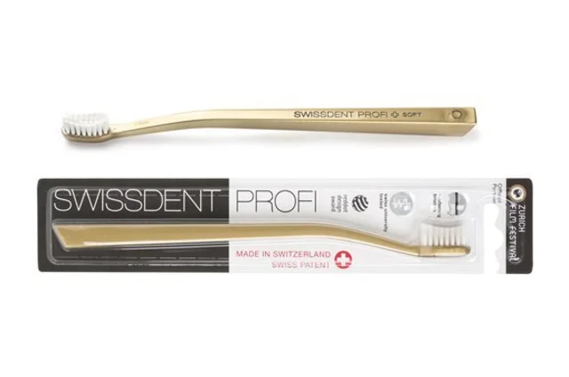 Swissdent Whitening Zahnbürste gold