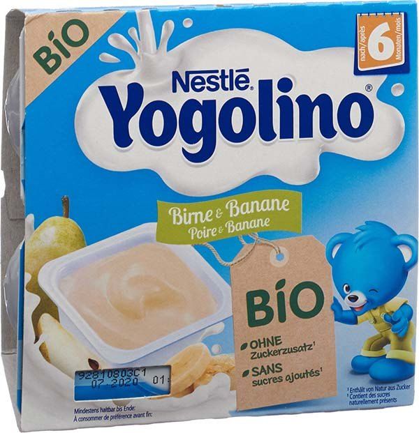 Nestlé Yogolino Bio Birne Banane 4 x 90g