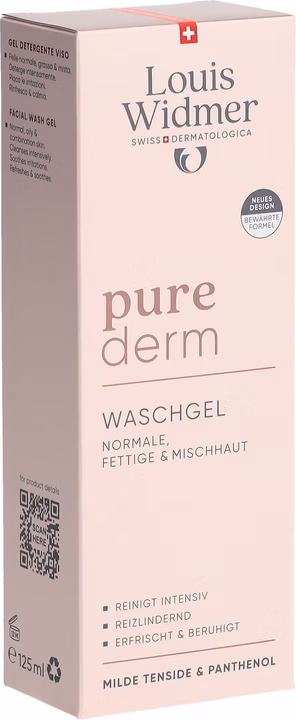 Louis Widmer Purederm Waschgel parfümiert 125ml