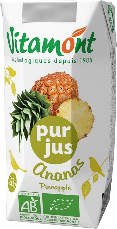 VITAMONT Ananas reiner Fruchtsaft 200ml