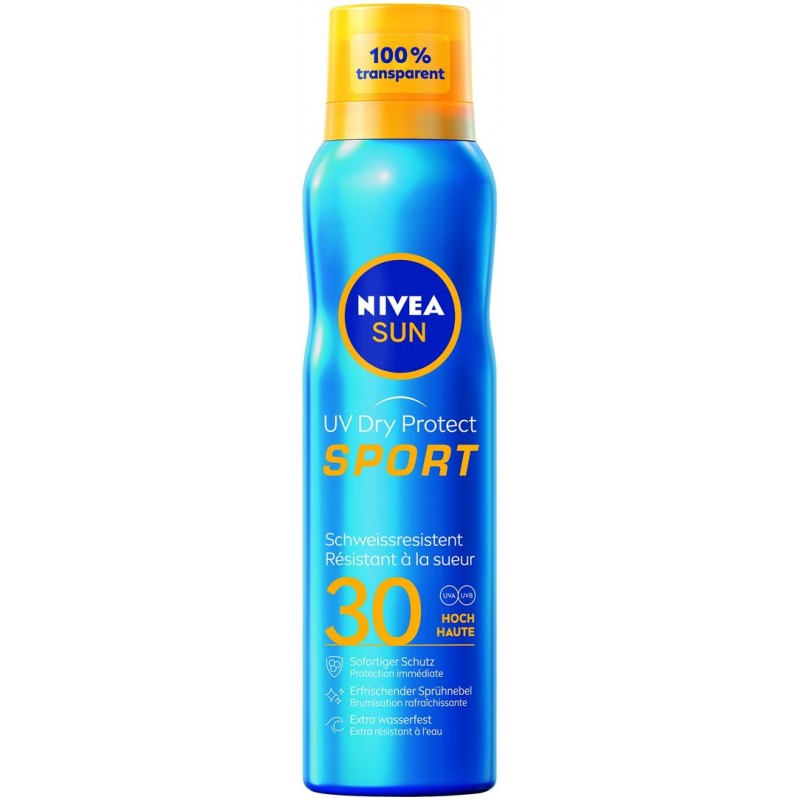 Nivea UV Dry Protect Sport Sprühnebel LSF30 200ml