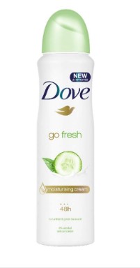 Dove Deo Aeros Spray Gurke 150ml