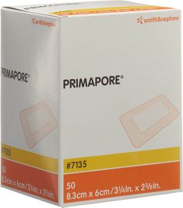 Primapore Wundverband 8.3x6cm steril 50 Stück