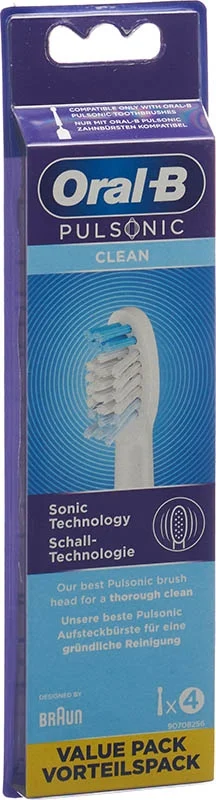 Oral-B (PI-APS) Aufsteckbürst Pulsonic Clean 4 Stück