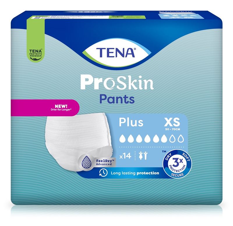 TENA Pants Plus XS 50-70cm 14 Stück