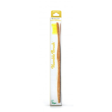 Humble Brush Zahnbürste Erwachsene gelb Humble Brush Zahnbürste Erwachsene gelb
