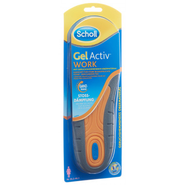 Scholl GelActiv Einlegesohle 35.5-40.5 Work Women 1 Paar Scholl GelActiv Einlegesohle 35.5-40.5 Work Women 1 Paar