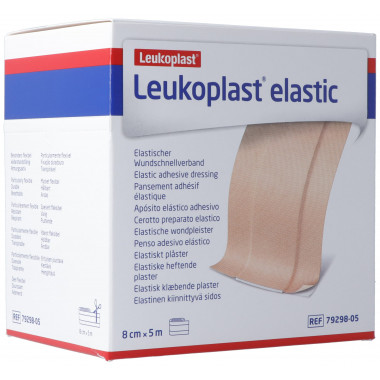Leukoplast Elastic 8cmx5m Rolle