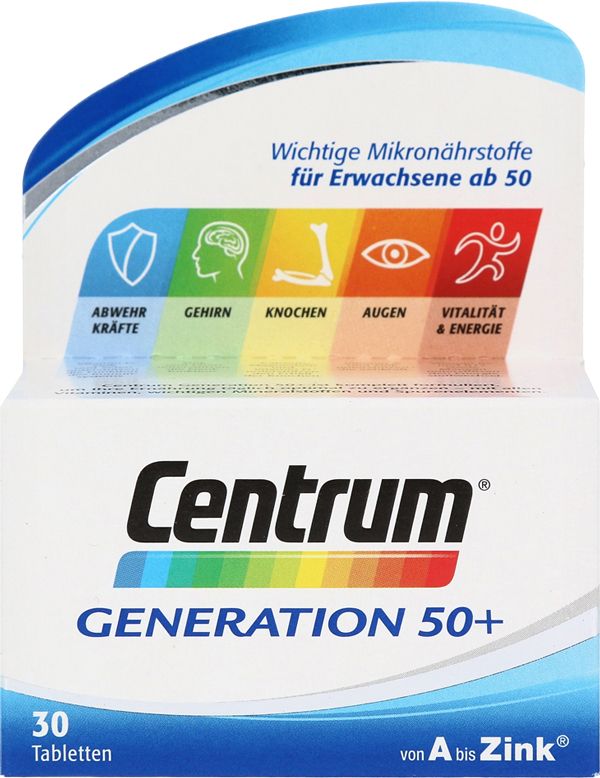 Centrum Generation 50+ Tablette 30 Stück