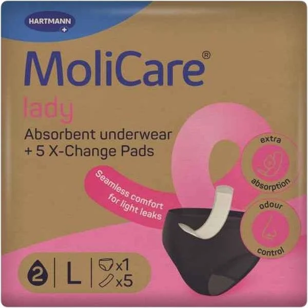 MoliCare Absorbent Underwear Lady L + 5 Pads