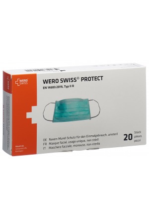WERO SWISS Protect Maske Typ IIR Box 20 Stück
