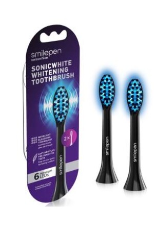 smilepen SonicWhite 6 LED Ersatzbürstenköpfe 2 Stück smilepen SonicWhite 6 LED Ersatzbürstenköpfe 2 Stück