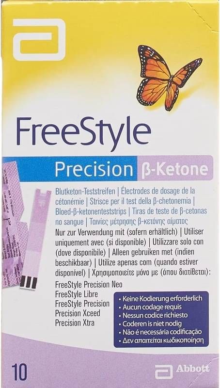 ABBOTT FREESTYLE Precision Ketone Box 10 Stück ABBOTT FREESTYLE Precision Ketone Box 10 Stück
