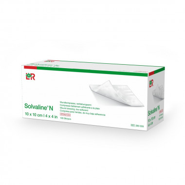 Solvaline N Wundkompresse 10x10cm 100 Stück