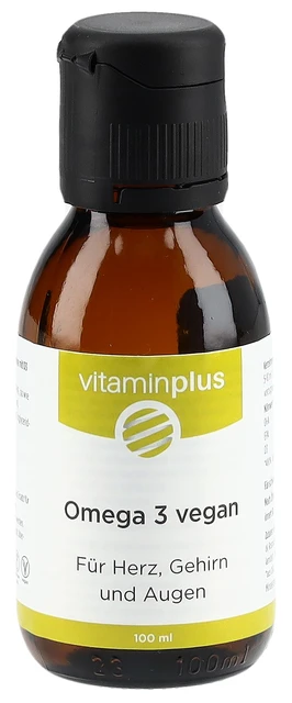 vitaminplus Omega vegan Glasflasche 100ml