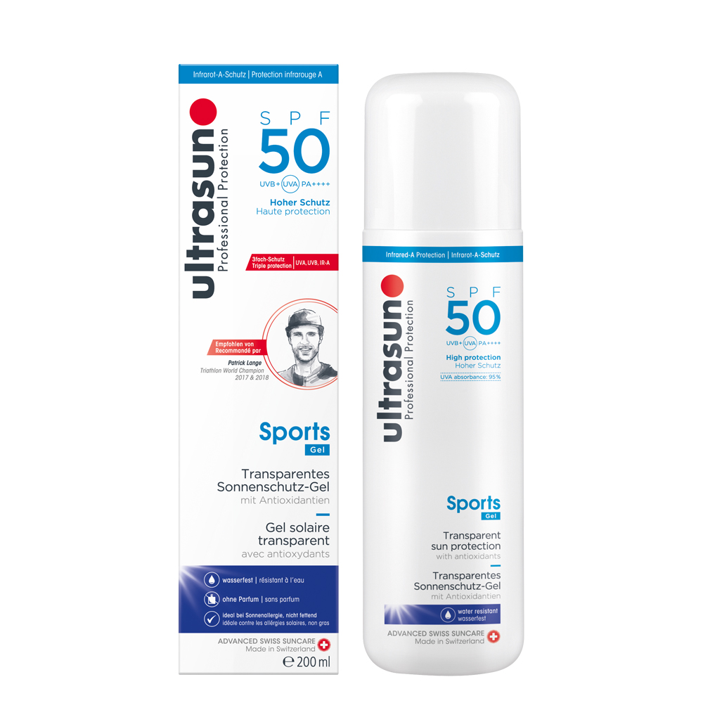 Ultrasun Sports Gel SPF 50 200ml