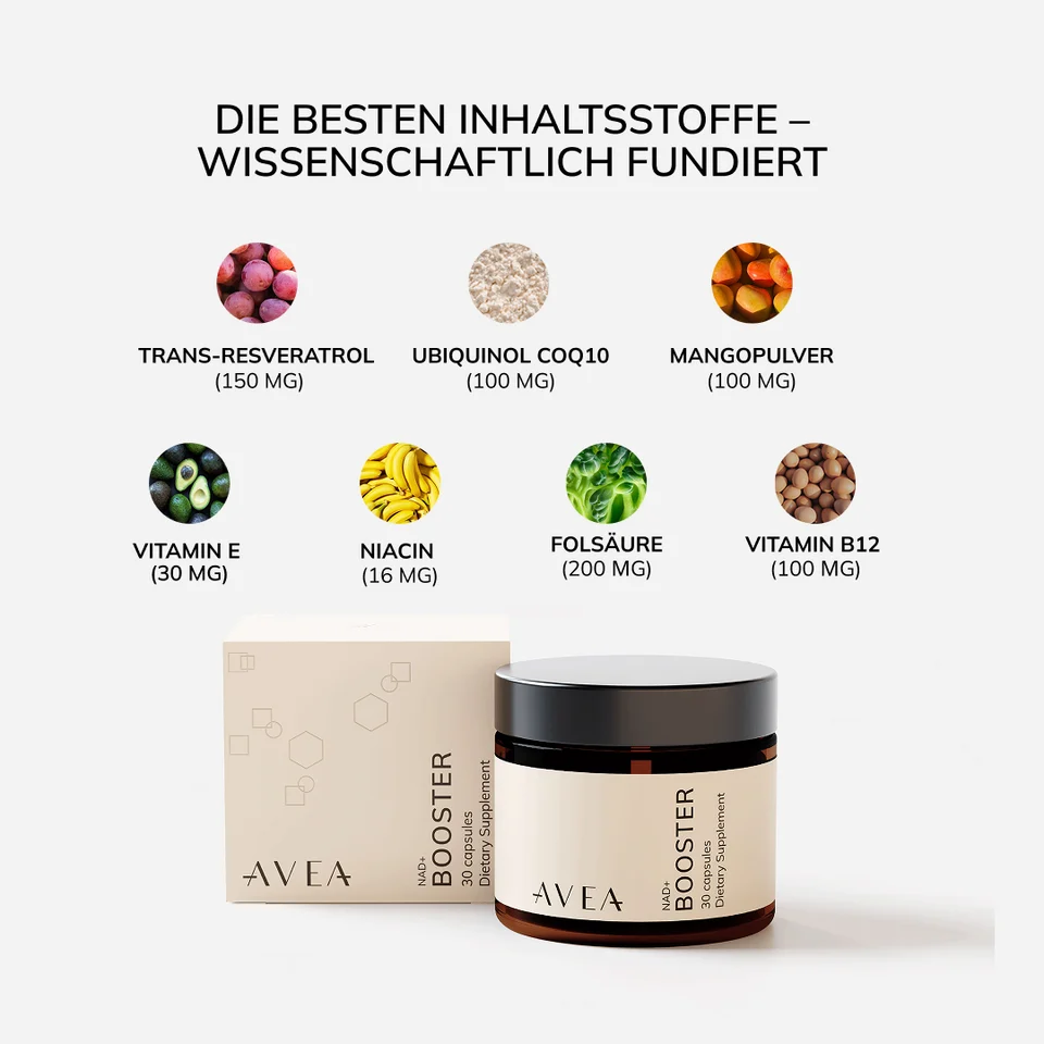 AVEA NAD+ Booster 30 Kapseln