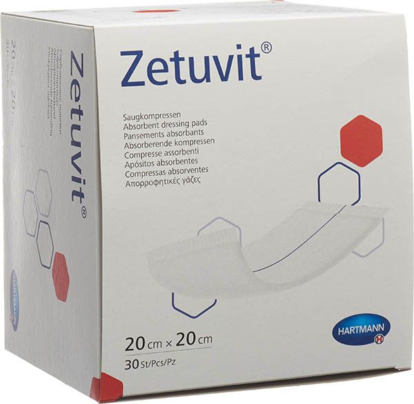 Zetuvit Absorptionsverband 20x20cm 30 Stück