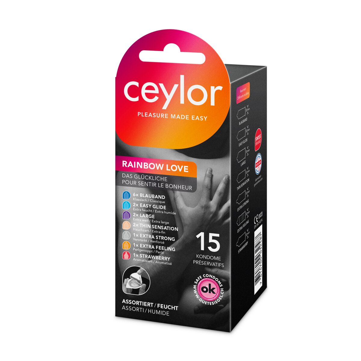 ceylor® Rainbow Love Präservativ 15 Stück ceylor® Rainbow Love Präservativ 15 Stück
