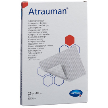 Atrauman Salbenkompressen 7.5x10cm steril 10 Stück