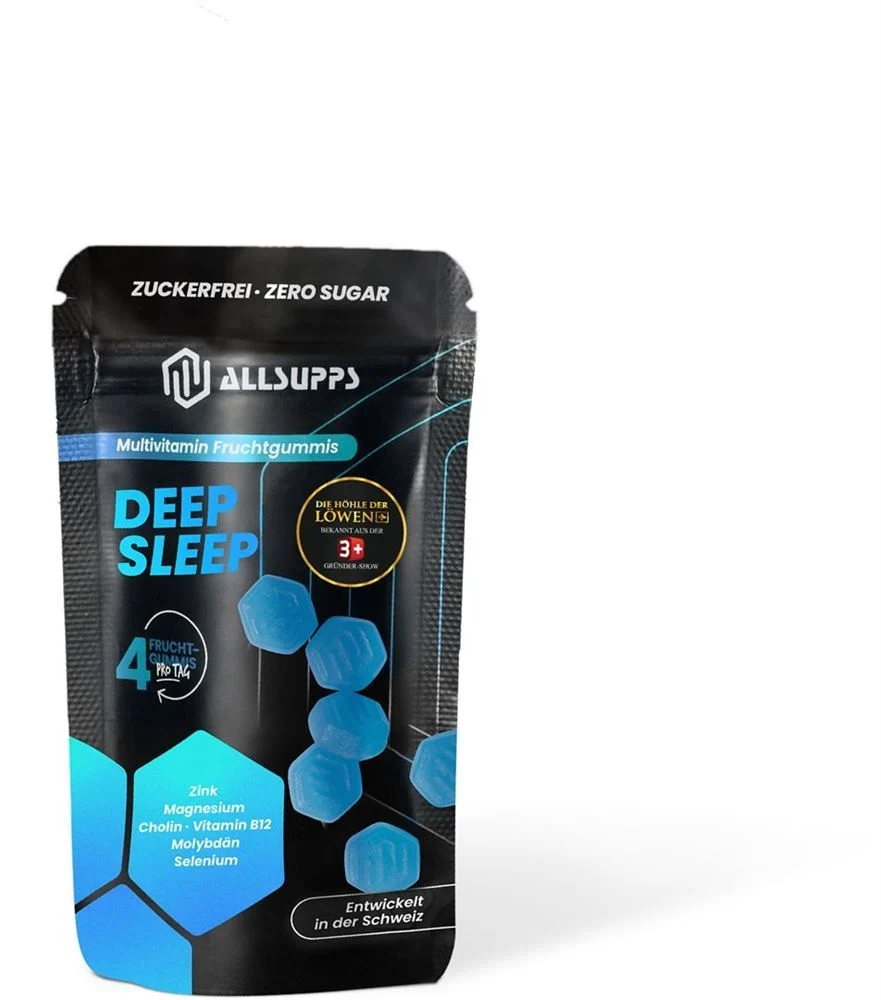 ALLSUPPS Deep Sleep Multivit Gumm Blaubeere 12 Stück ALLSUPPS Deep Sleep Multivit Gumm Blaubeere 12 Stück