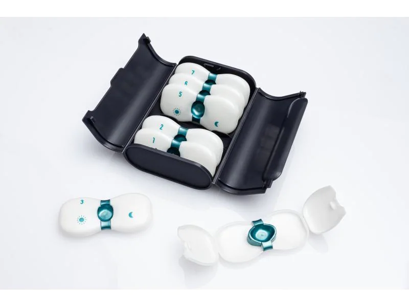 PILBOX Moov Medikamentenspender 7 Tage D/F anthrazit PILBOX Moov Medikamentenspender 7 Tage D/F anthrazit