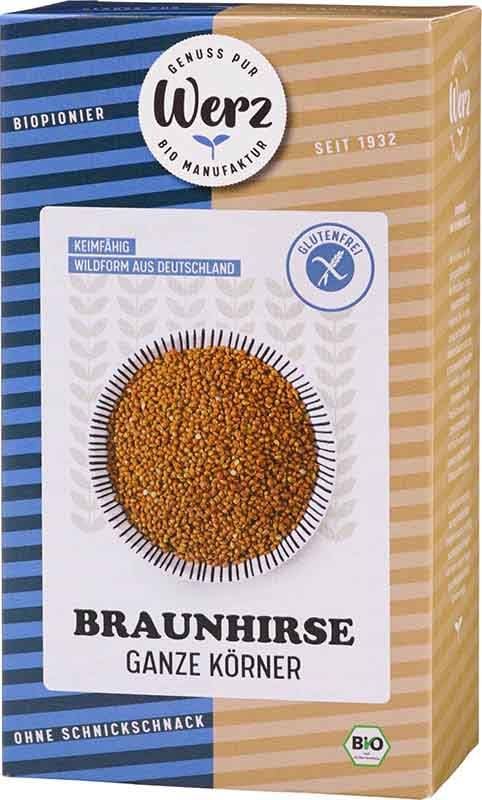 WERZ Braunhirse ganz keimfähig Bio 500g