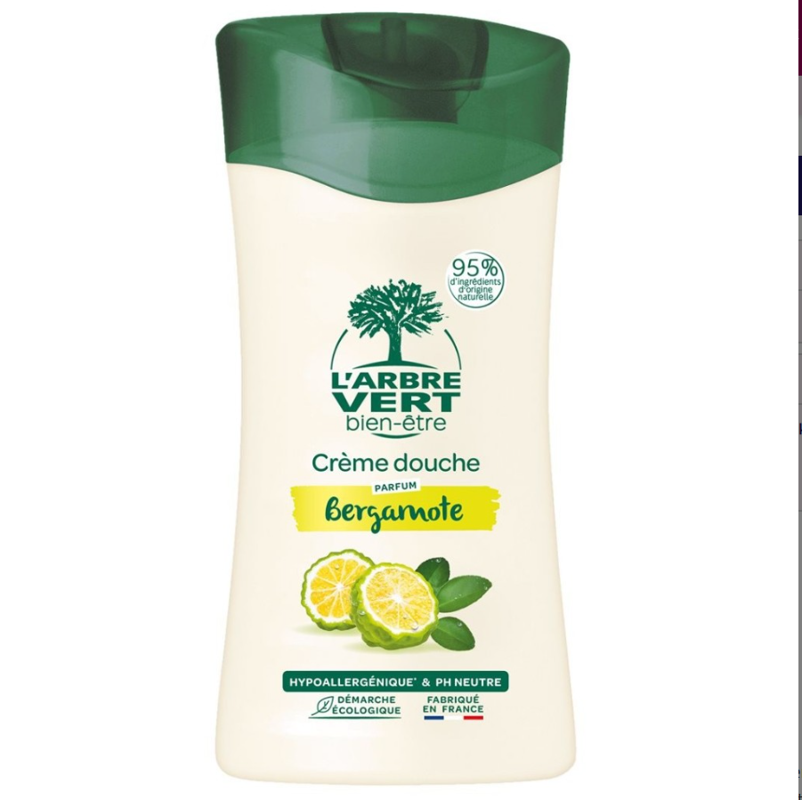 L'ARBRE VERT Öko Duschgel Bergamotte FR 250ml