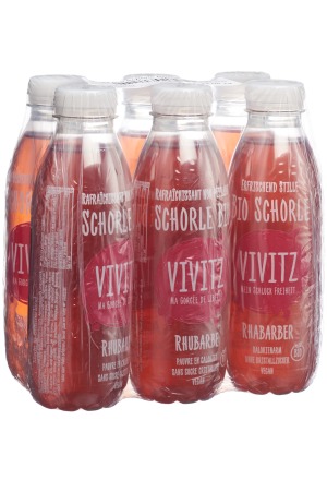 VIVITZ Bio Schorle Rhabarber 6 x 0.5lt