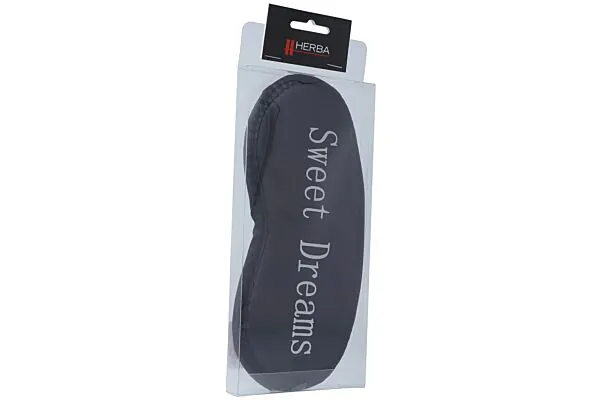Herba Schlafmaske schwarz