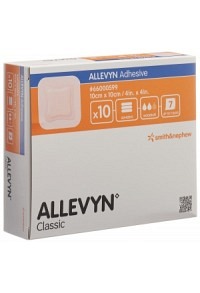 Allevyn Adhesive Wundverband 10x10cm 10 Stück Allevyn Adhesive Wundverband 10x10cm 10 Stück