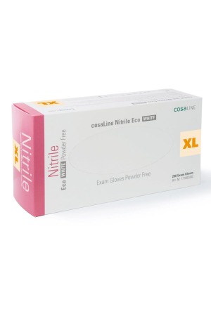 cosaLine UHS XL Nitril Eco weiss puderf 200 Stück