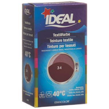 IDEAL MINI Baumwolle Color No34 bordeaux