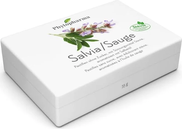 Phytopharma Salvia Pastillen 40 Stück Phytopharma Salvia Pastillen 40 Stück