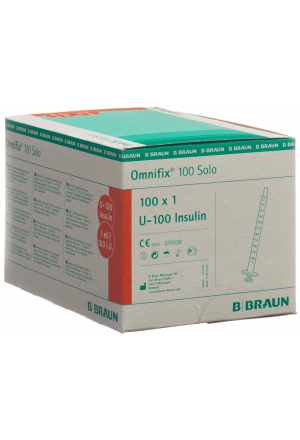 B. Braun Omnifix 100 Insulin 1ml solo L 100 Stück
