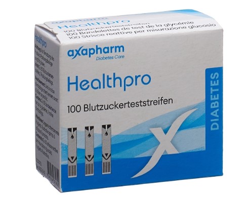 Healthpro Axapharm Blutzucker-Teststreifen 100 Stück